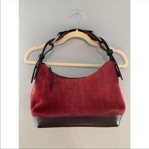 Dooney & Bourke Red Suede Bag